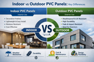 Indoor vs Outdoor PVC Panels