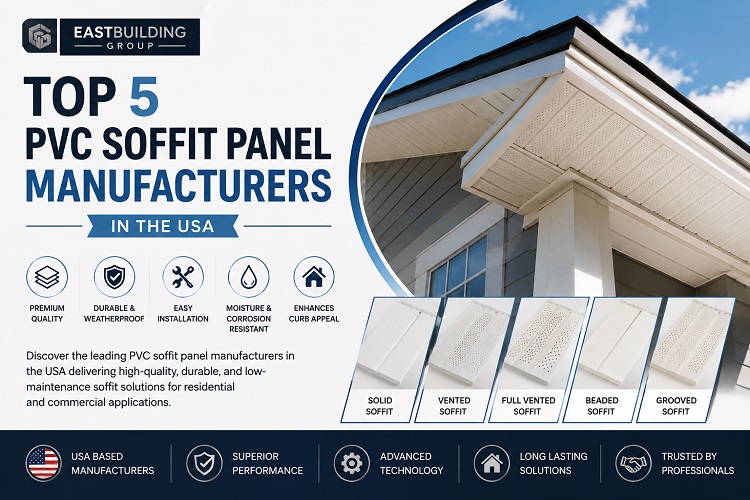 Top 5 PVC Soffit Panel Manufacturers in the USA 