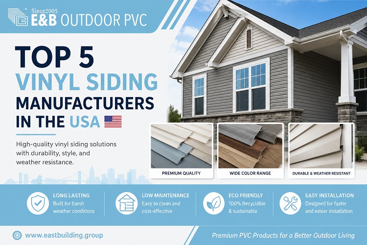 Top 5 Vinyl Siding Manufacturers in the USA